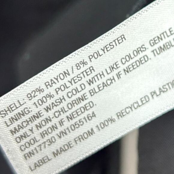 A New Day Neutral Black Single Button Collared Lightweight Blazer Jacket Medium - Picture 6 of 6